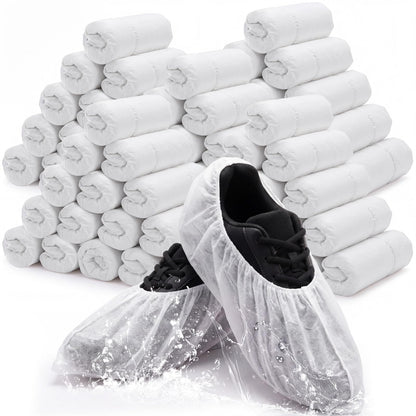 Vabean 1000 Pcs Disposable Shoe Covers Boot Cover, Blue