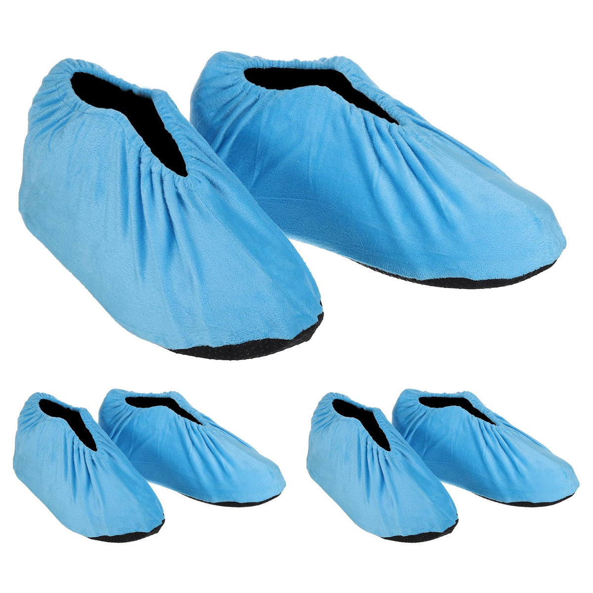PATIKIL Shoe Covers, 3 Pairs Reusable Shoe Protector Covers, Orange