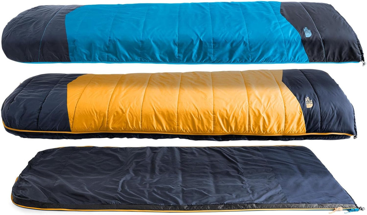 The North Face Sleeping-Bags Dolomite One 15F / -9C, 3-in-1 Insulated Sleeping Bag | Water Repellent, Rectangular Shape, Fleece Lined Mid Layer