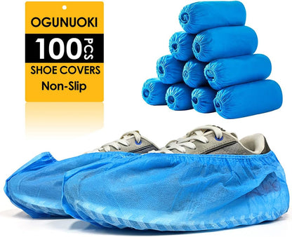 Ogunuoki Shoe Booties Covers Disposable, 100pcs XL