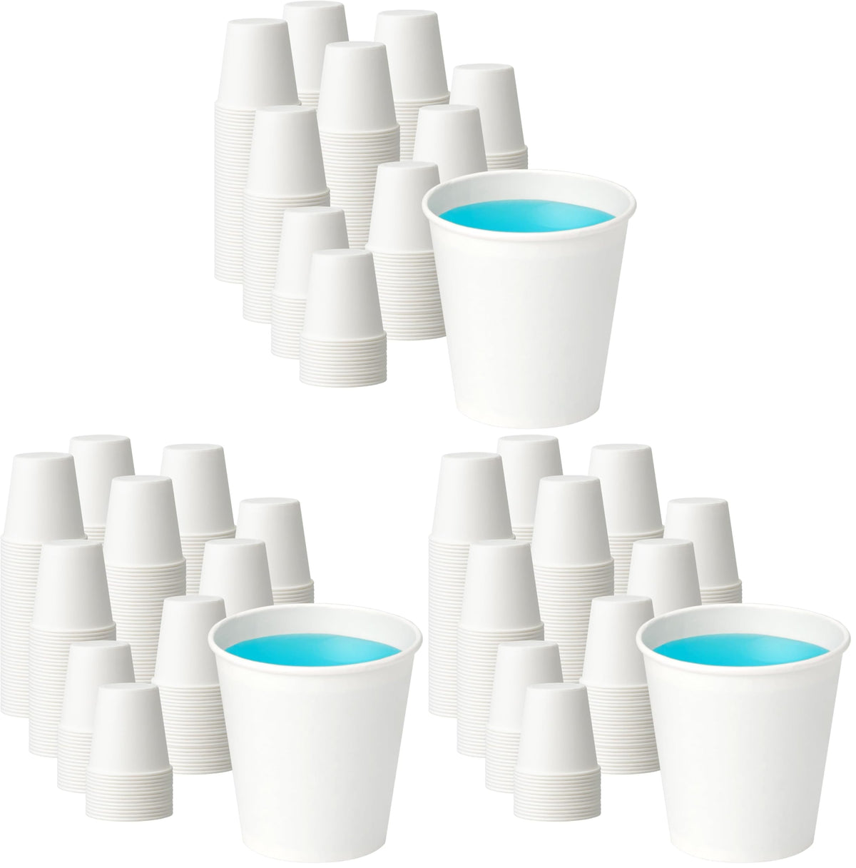 500 Pack 8 oz Paper Cups, Disposable Coffee Cups