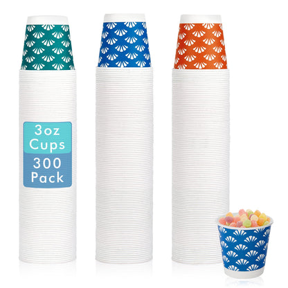 JollyPack 1200 Pack 3 oz Disposable Bathroom Paper Cups