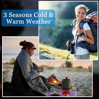 Macarrie 4 Pack 0 Degree Sleeping Bags for Adults