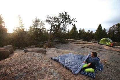 Coleman 45°F Double Sleeping Bag, XL Tandem Sleep Sack with Big & Tall Design, Zips Apart into 2 Sleeping Bags, Machine Washable