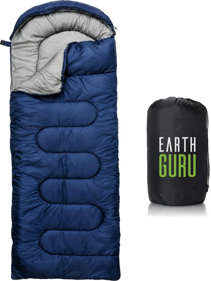 Sleeping Bags for Adults Cold Weather & Warm - Backpacking Camping Sleeping Bag for Kids 10-12, Girls, Boys - Lightweight Compact Camping Essentials Gear Accessories Hiking Sleep Must Haves