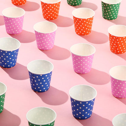 JOLLY PARTY 1000 Pack 5oz Paper Cups, Disposable Small Mouthwash Cups