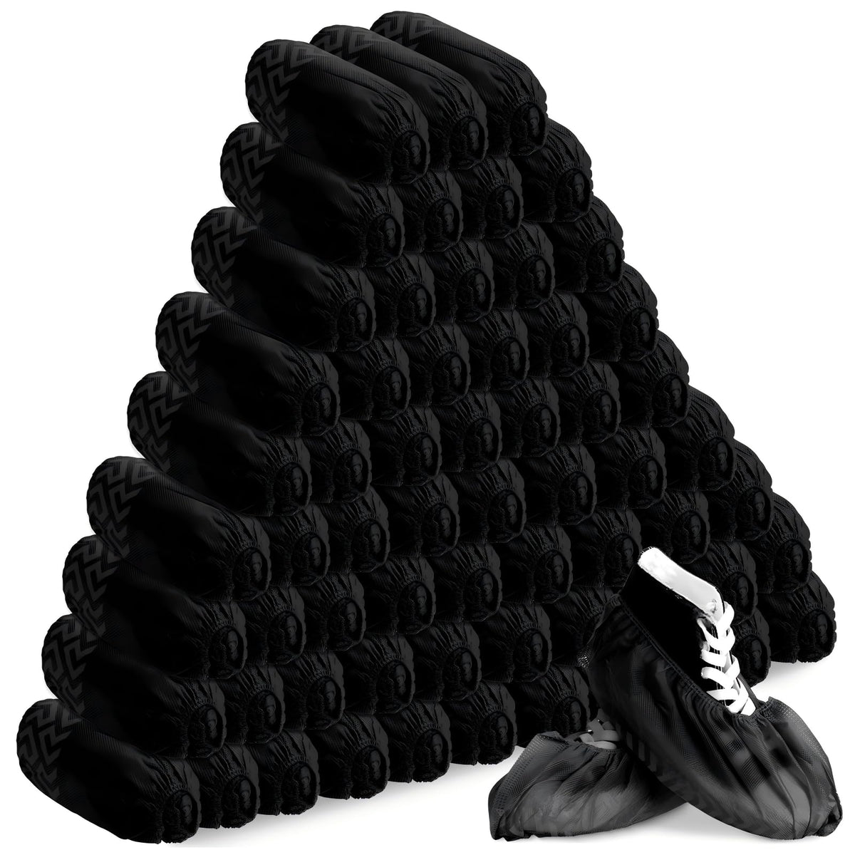 600 Packs Disposable Boot Shoe Covers Non Slip, Blue
