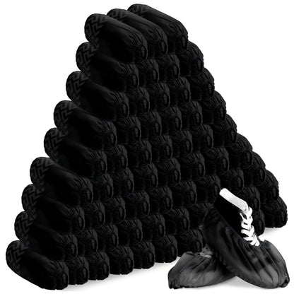 600 Packs Disposable Boot Shoe Covers Non Slip, Blue