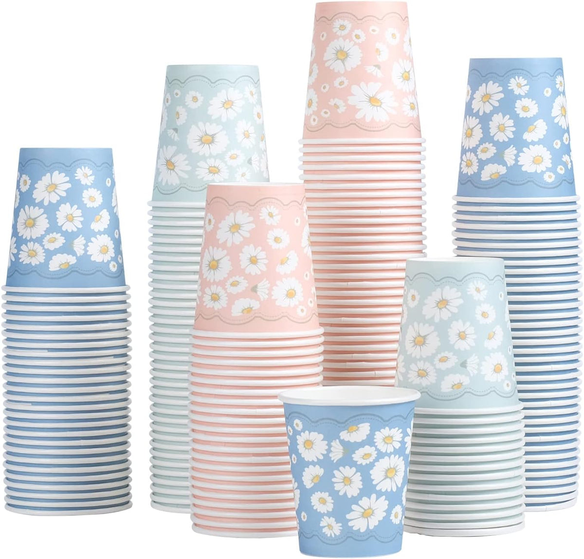 Lamosi 300 Pack 5 oz Paper Cups, Disposable Small Bathroom Water Cups