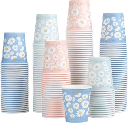 Lamosi 300 Pack 5 oz Paper Cups, Disposable Small Bathroom Water Cups