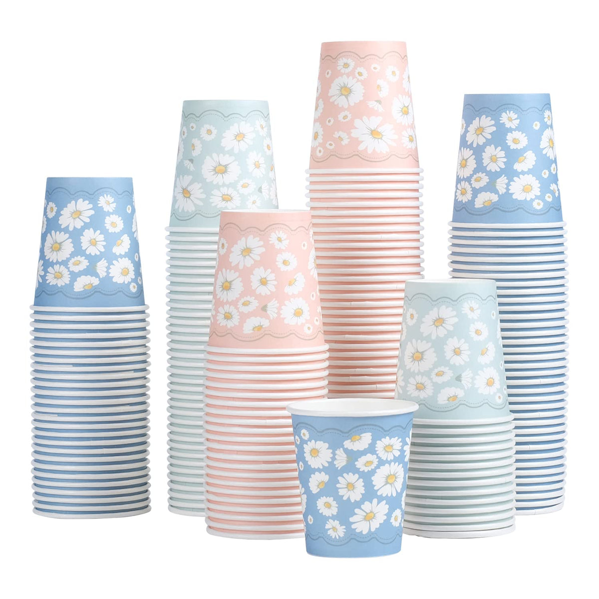 Lamosi 300 Pack 5 oz Paper Cups, Disposable Small Bathroom Water Cups