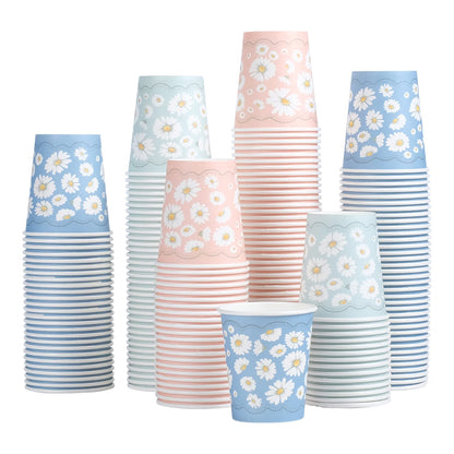 Lamosi 300 Pack 5 oz Paper Cups, Disposable Small Bathroom Water Cups