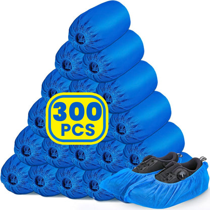 600 Pack(300 Pairs) Shoe Covers Disposable, Non-woven Fabric Shoes Covers