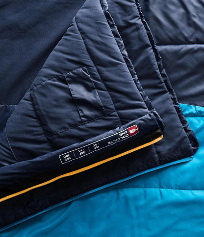 The North Face Sleeping-Bags Dolomite One 15F / -9C, 3-in-1 Insulated Sleeping Bag | Water Repellent, Rectangular Shape, Fleece Lined Mid Layer