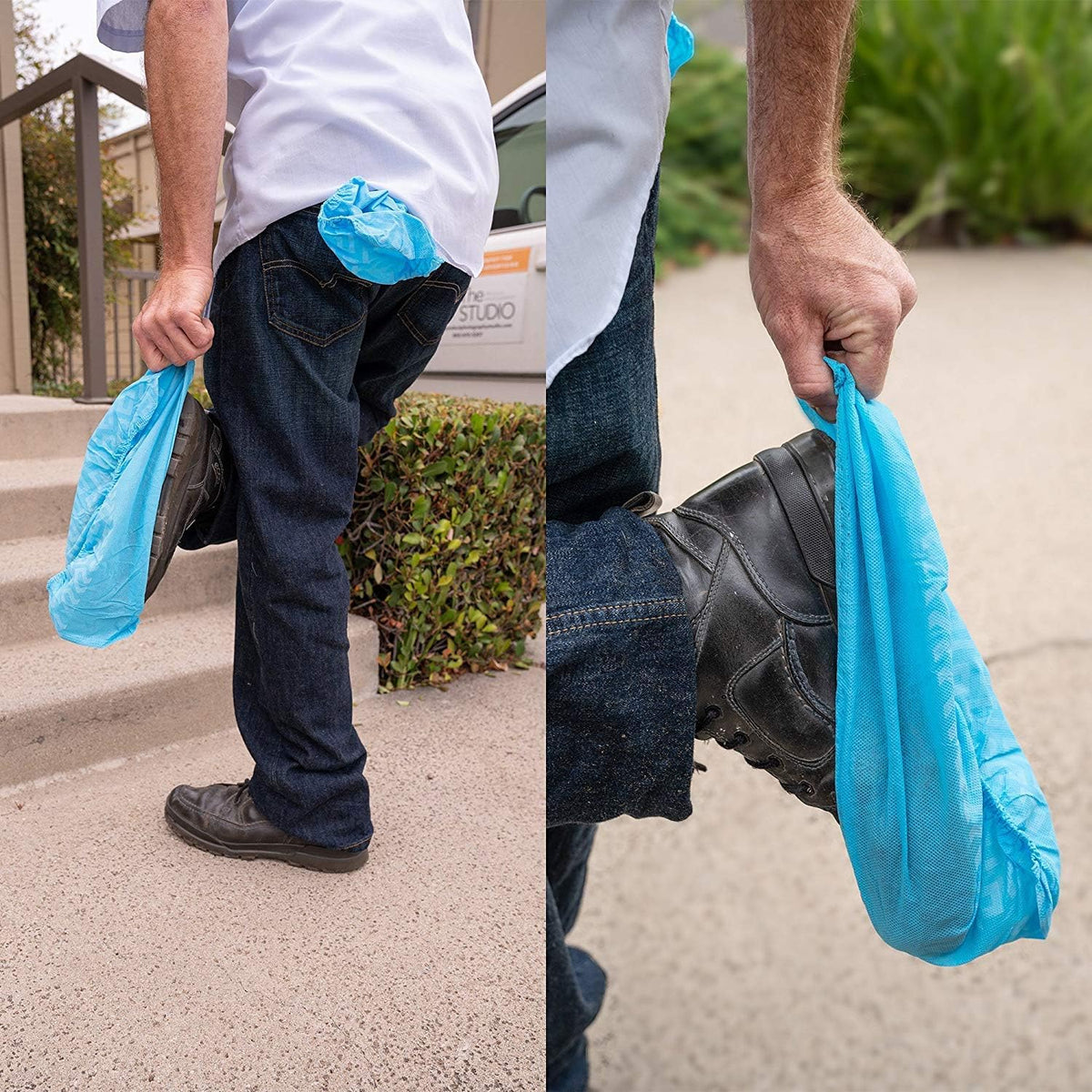 Disposable Boot Covers Non Slip Clean Home Shoe Covers