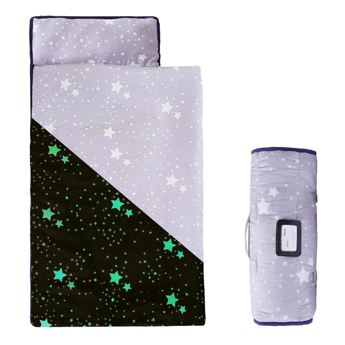 MORAIS Toddler Nap Mat with Pillow and Blanket, 52" x 20" Lightweight and Soft Nap Mat for Preschool, Daycare, Travel Sleeping Bags