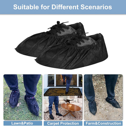 Shoe Covers Disposable 300Pack(150Pairs) Thicker Shoe Booties Cover for Carpet Home Floors