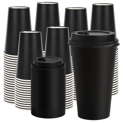 500 Pack 8 oz Paper Cups, Disposable Coffee Cups