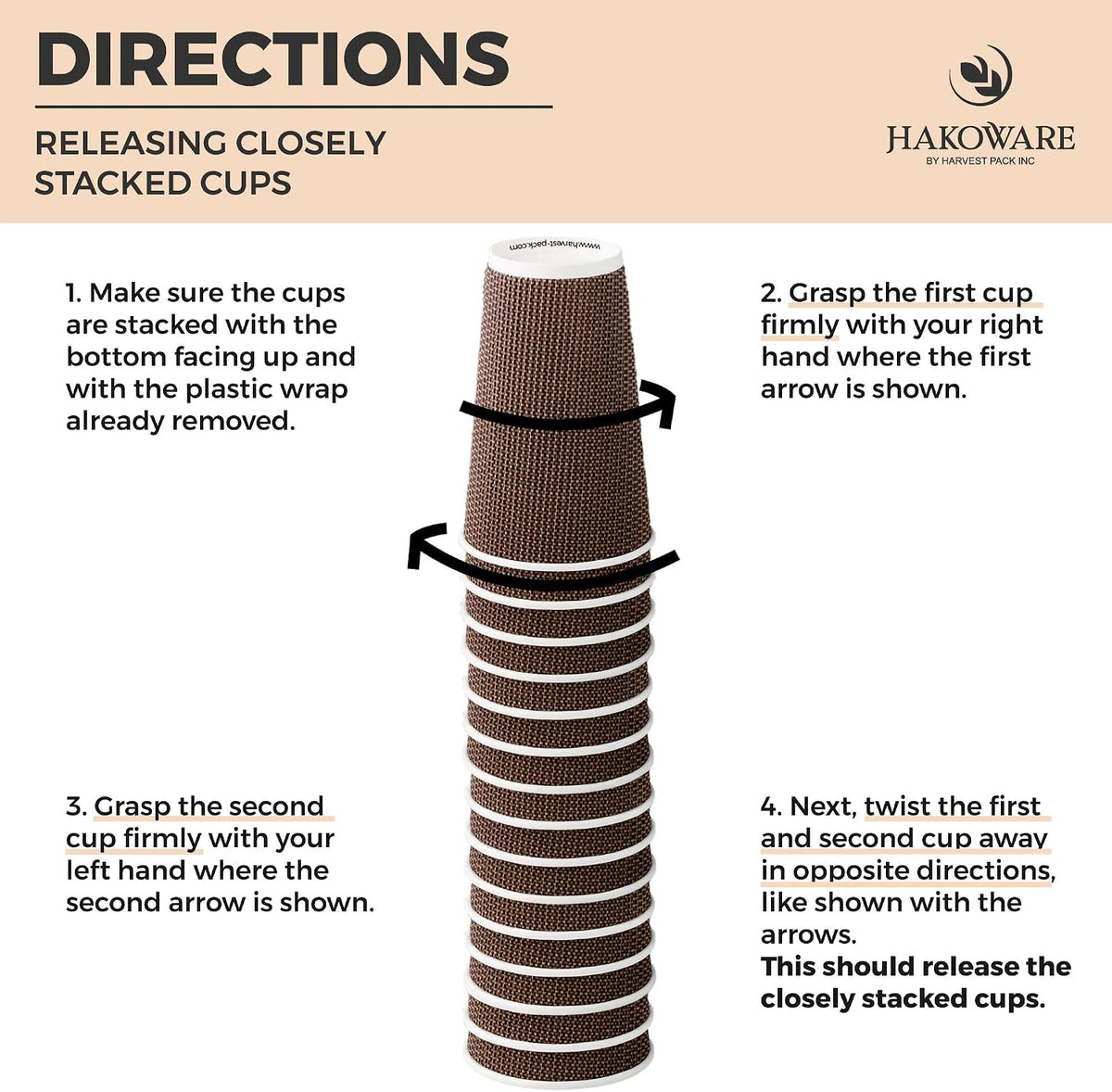 16 oz Disposable Paper Coffee Cups with Lids Insulated Double-Walled Togo
