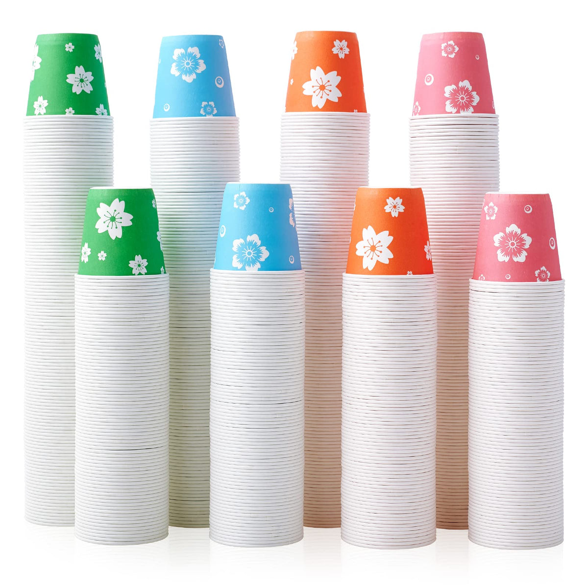 LITOPAK 800 Pack 3 oz Paper Cups, Small Paper bathroom cups 3 ounce
