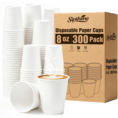 270 Pack 10 oz Paper Cups, Disposable Coffee Cups