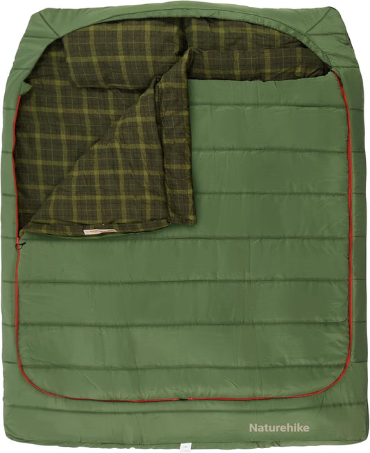 Naturehike Double Sleeping Bag for Adults with Pillows for Couples & Family