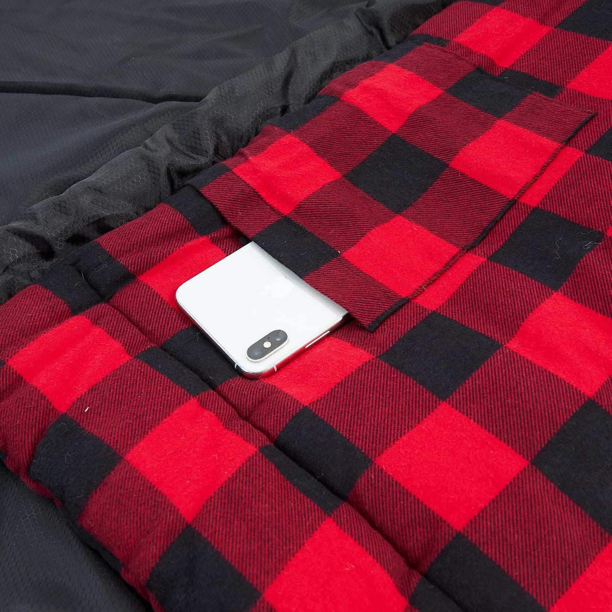 PO PO BEAR 0 Degree Sleeping Bag for Adults, 84" x 40" Big & Tall Cold Weather Sleeping Bag with Soft Flannel Lining