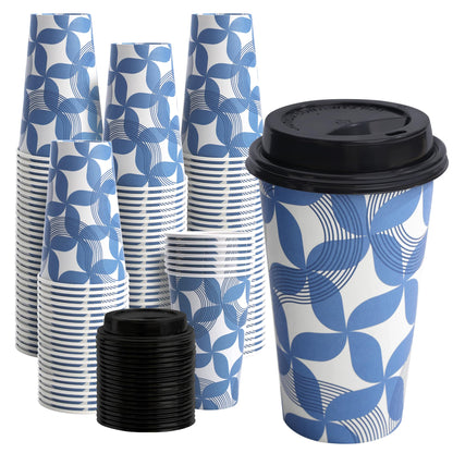 500 Pack 8 oz Paper Cups, Disposable Coffee Cups