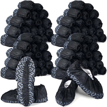 Leumoi 500 Pcs Disposable Shoe Covers Bulk Non Slip Boot Covers, Blue