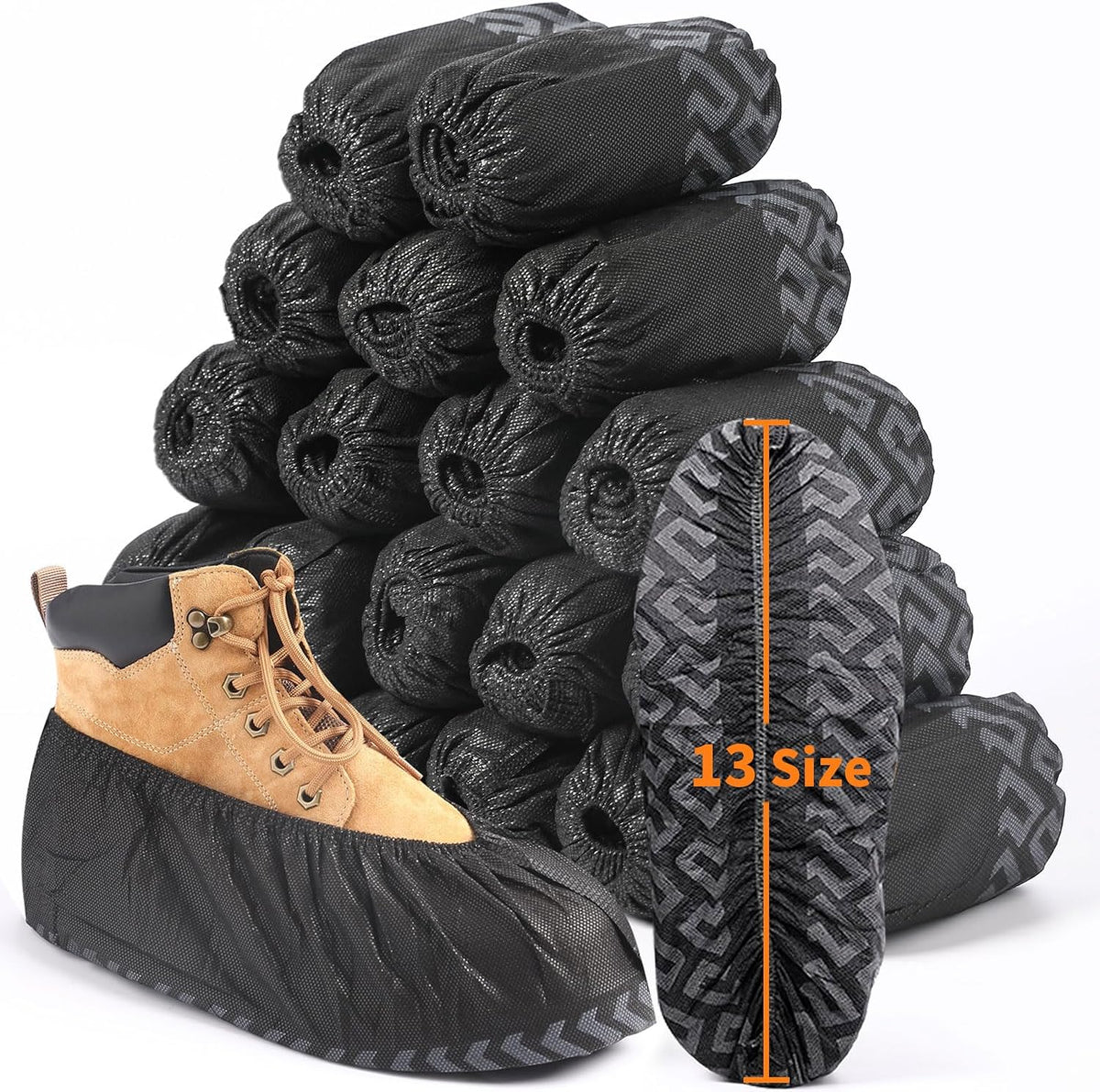 Shoe Covers Disposable, Extra Large 200 Pack, Non-Slip Indoor