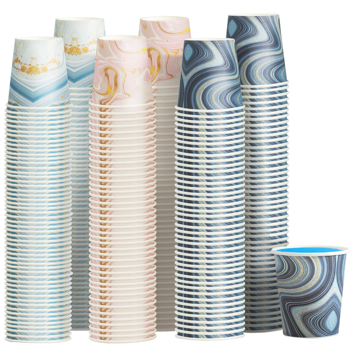 BYSNOW 300 Pack 3 oz Paper Cups, Small Disposable Bathroom Cups