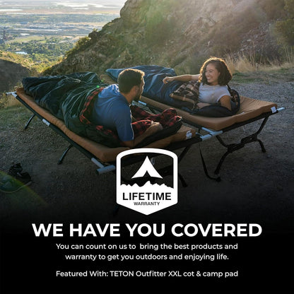 Teton Celsius XXL Sleeping Bag, Cold Weather Sleeping Bags for Adults and Kids, Camping Made Easy and Warm. Compression Sack Included