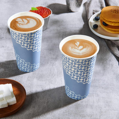 MUCHII 16 oz Coffee Cups, Disposable Paper Cups 210 Count, Disposable Cups