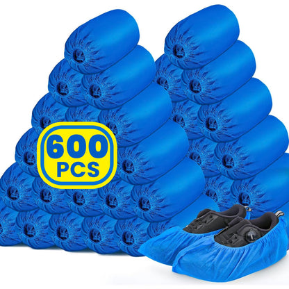 600 Pack(300 Pairs) Shoe Covers Disposable, Non-woven Fabric Shoes Covers