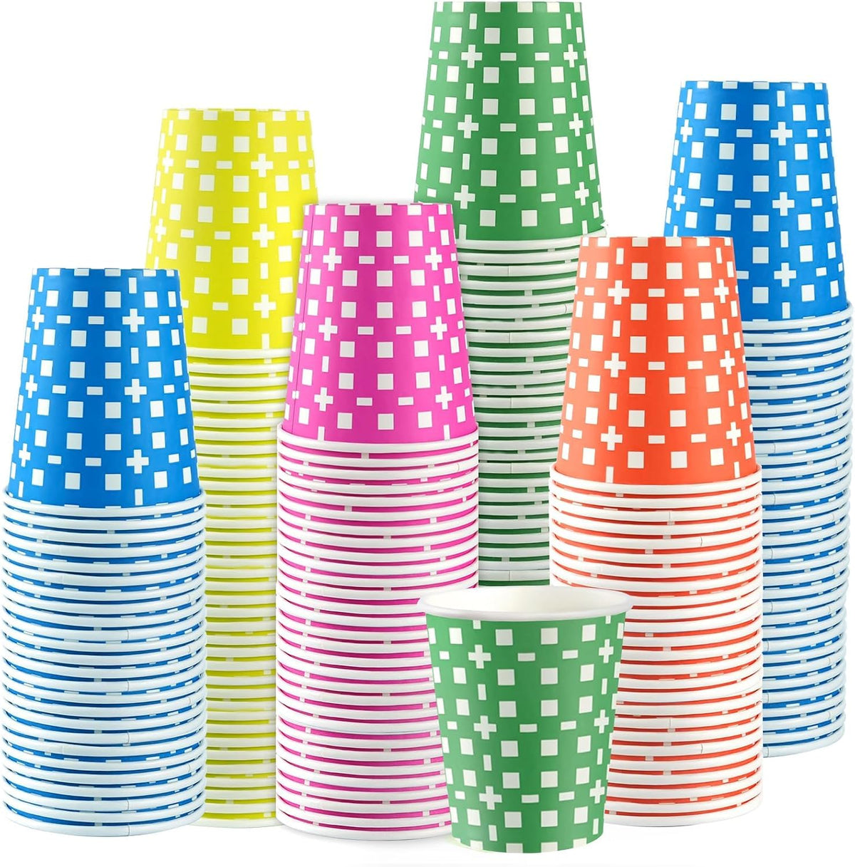 5oz Paper Cups, Small Bathroom Mouthwash Disposable Cups