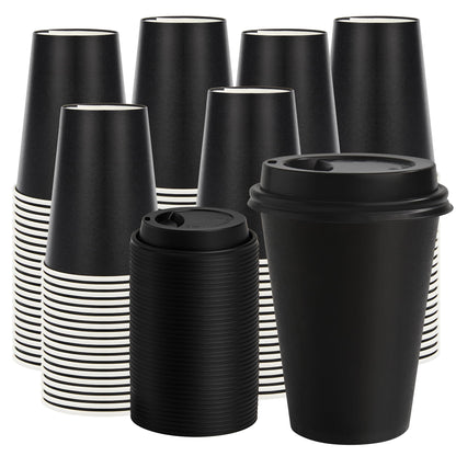 500 Pack 8 oz Paper Cups, Disposable Coffee Cups