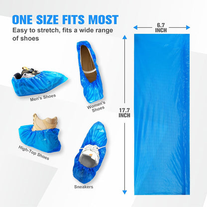 ProtectX Heavy Duty Disposable Shoe Covers Waterproof Non-Slip, Extra Large