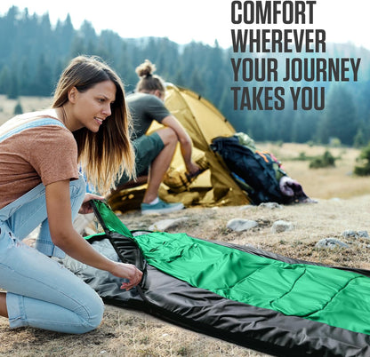 VENTURE 4TH Backpacking Sleeping Bag for Camping - Single, XXL & Double