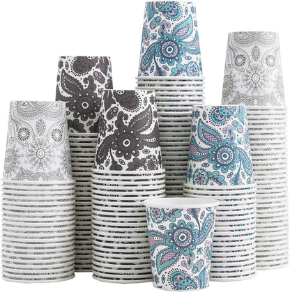 Clawsoff 300 Pack Paper Cups 8 oz, Disposable Coffee Cups 8 OZ
