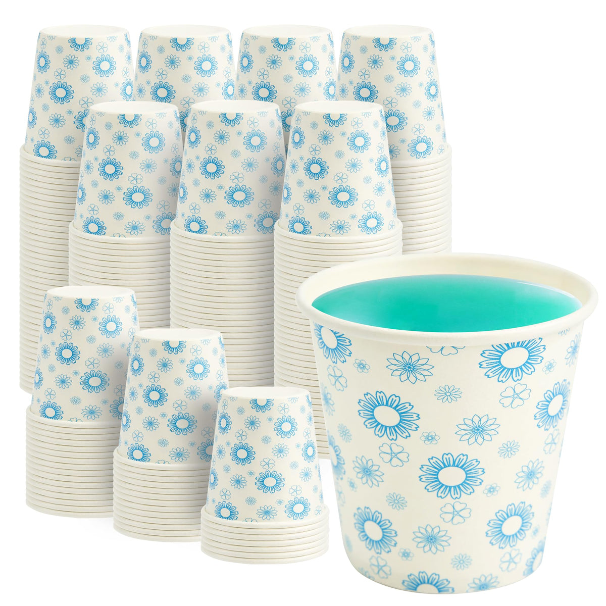 RACETOP Paper Coffee Cups 12 oz 300 Pack, Disposable Hot Paper Cups