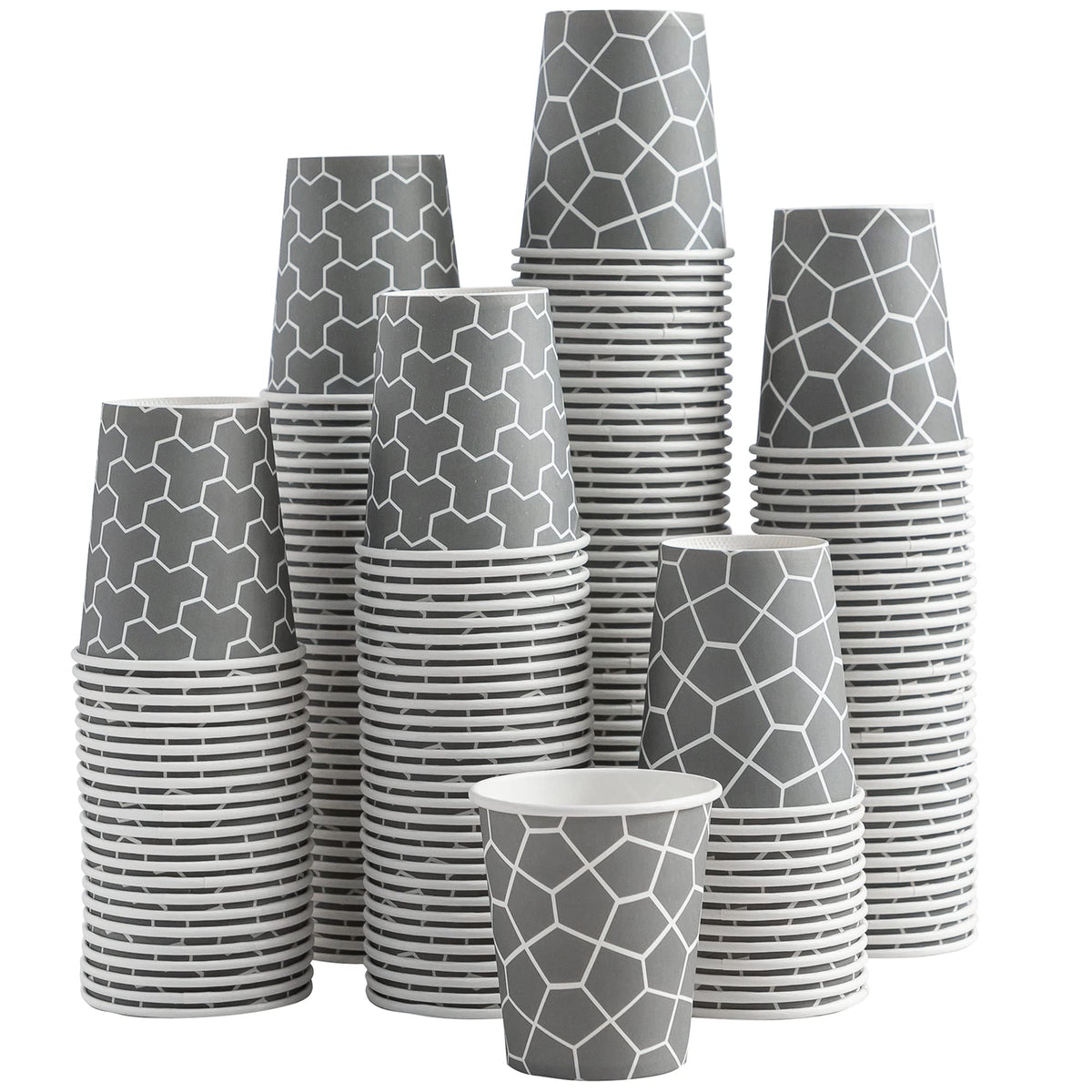 5oz Bathroom Paper Cups,300 Pack Disposable Mouthwash Cups(Marble)