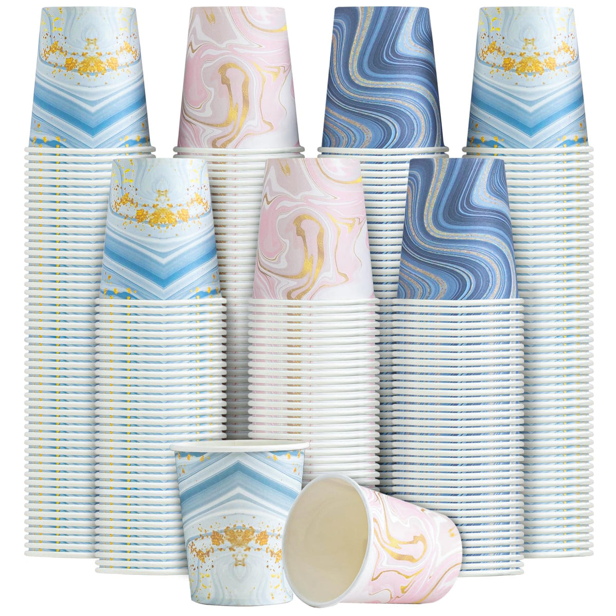 BYSNOW 300 Pack 3 oz Paper Cups, Small Disposable Bathroom Cups