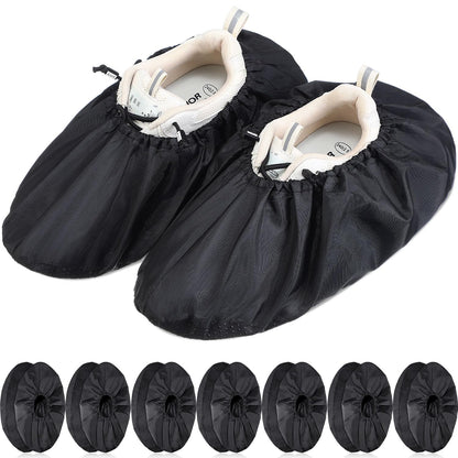 Frienda 8 Pairs Reusable Shoe Covers Waterproof Non Slip Floor,Large