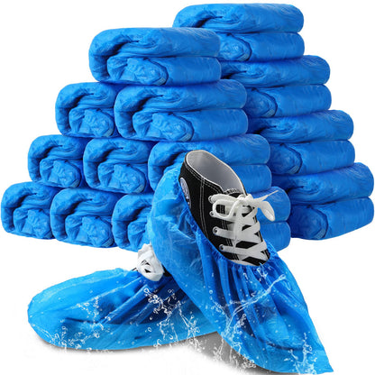 Vabean 1000 Pcs Disposable Shoe Covers Boot Cover, Blue