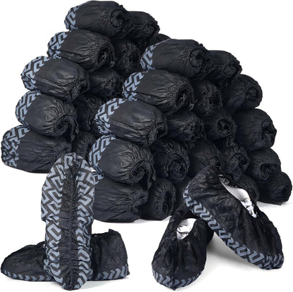 Zhanmai 300 Pack Disposable Shoe Covers, Non-slip Booties Bulk