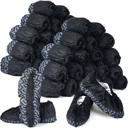 Zhanmai 300 Pack Disposable Shoe Covers, Non-slip Booties Bulk