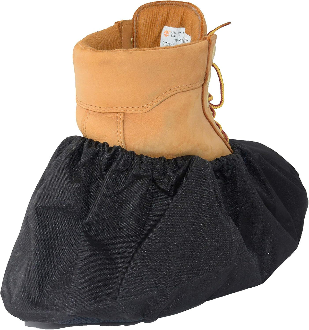 2 Pairs Non Slip waterproof Reusable shoe Covers for contrators and Carpet Floor Protection, Machine Washable. X-LARGE