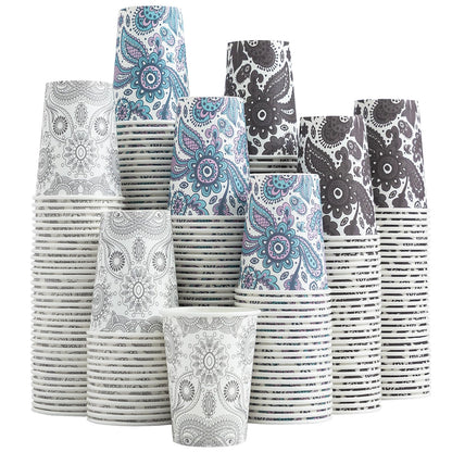 Clawsoff 300 Pack Paper Cups 8 oz, Disposable Coffee Cups 8 OZ