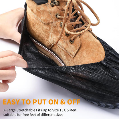 Shoe Covers Disposable, Extra Large 200 Pack, Non-Slip Indoor