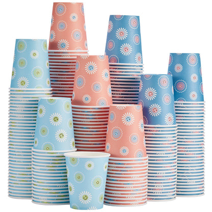 SIUQ 300 Pack 5 oz Paper Cups, Disposable Small Bathroom Mouthwash Cups